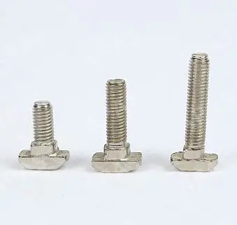 T Slot Drop-in Sliding Bolts with T Shaped Head for Hardware