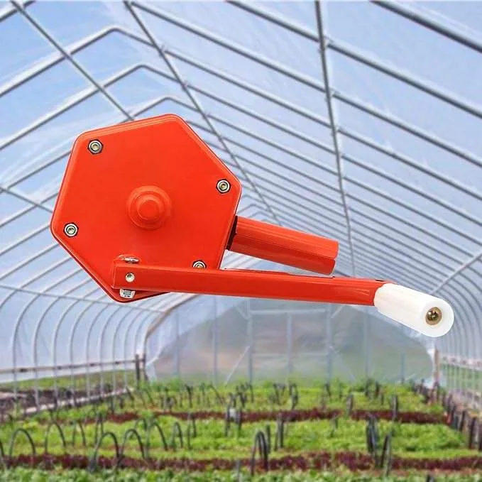 Manual Film Roller for Greenhouse (Side & Top Ventilation)
